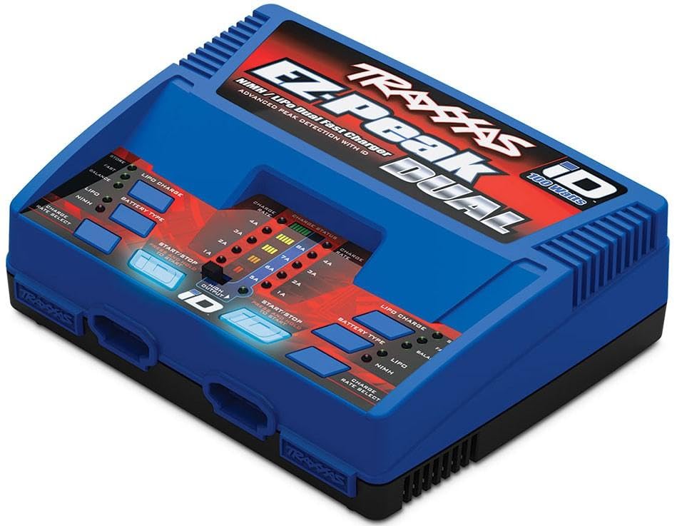 Traxxas EZ-Peak Plus Dual - Cargador para modelismo (8 A, LiPo
